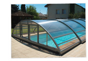 Abris haut piscine BORNEO Abris haut piscine BORNEO