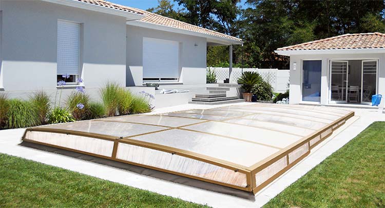 Abri ultra bas piscine aurora Abri ultra bas piscine aurora