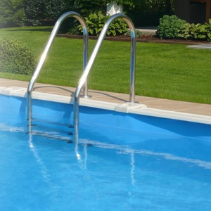 Echelle acces bassin kit piscine enterrée tradipool