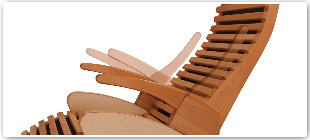 Accoudoirs réglables du fauteuil infrarouge alto confort plus Accoudoirs réglables du fauteuil infrarouge alto confort plus