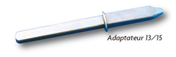 Adaptateur avec sortie carrée 13/15 pour rolltrot Adaptateur avec sortie carrée 13/15 pour rolltrot