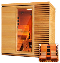 Sauna alto modèle duo nature Sauna alto modèle duo nature