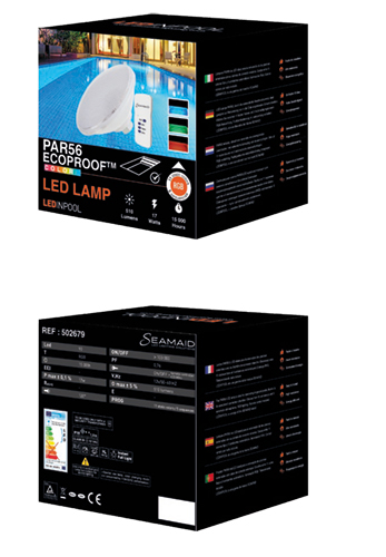 Emballage ampoule couleur Ecoproof seamaid