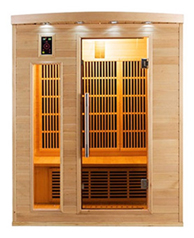 Sauna infrarouge Apollon 3 places vue 3 Sauna infrarouge Apollon 3 places vue 3