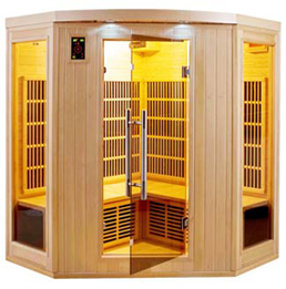 Sauna infrarouge 3 à 4 places Apollon vue 2 Sauna infrarouge 3 à 4 places Apollon vue 2