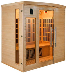 Sauna infrarouge Apollon 4 places vue 2 Sauna infrarouge Apollon 4 places vue 2