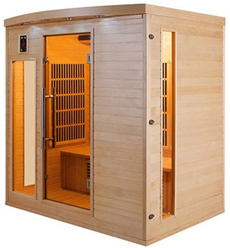 Sauna infrarouge Apollon 4 places vue 3 Sauna infrarouge Apollon 4 places vue 3