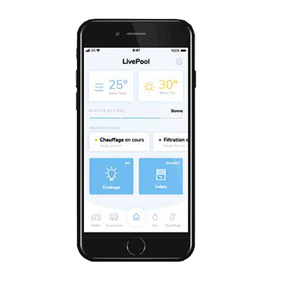 Application Livepool pour volets Application Livepool pour volets