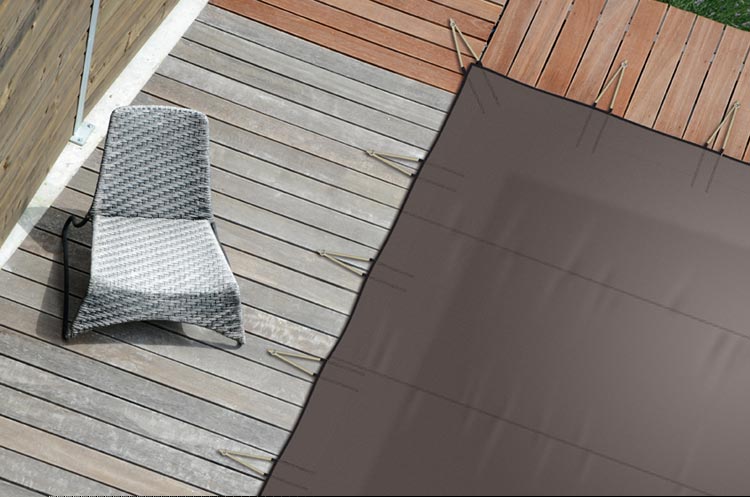 Bâche hiver piscine Grille Cold Bâche hiver piscine Grille Cold