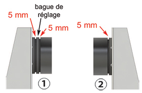 Bague de réglage volet piscine perseo Bague de réglage volet piscine perseo