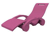 Bain de soleil Serendipity® floating S130 coloris fuschia Bain de soleil Serendipity® floating S130 coloris fuschia
