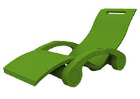 Bain de soleil Serendipity® floating S130 coloris vert clair Bain de soleil Serendipity® floating S130 coloris vert clair