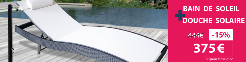 Bandeau pack bain de soleil + douche Bandeau pack bain de soleil + douche