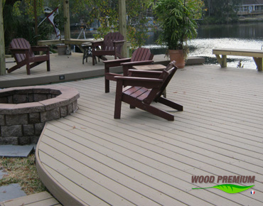 Plancher composite WOOD PREMIUM aménagement de terrasses Plancher composite WOOD PREMIUM aménagement de terrasses