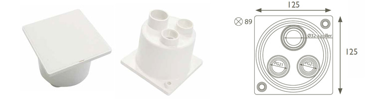 Boitier de connexion pieces a sceller Boitier de connexion pieces a sceller