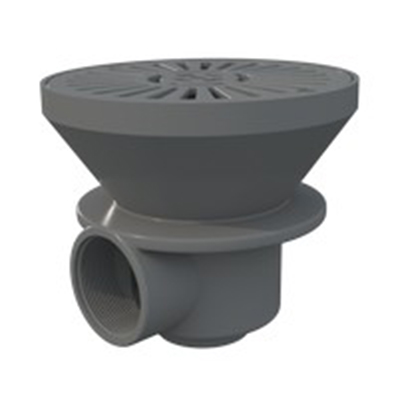 Bonde de fond Béton Astral diamètre 180 coloris gris Bonde de fond Béton Astral diamètre 180 coloris gris