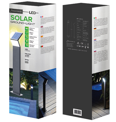 Emballage borne solaire Seamaid