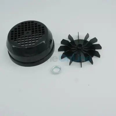 Capot de Ventilateur pompe Victoria 0.75 à 1 CV / Glass Plus 0.75 à 1.5 CV - (Capot + Ventil. + Bague) (ASTRAL) (4405010147)