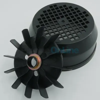 Capot + ventilateur + bague pompe 1.50 à 2 CV + 3 CV TRI (4405010148)