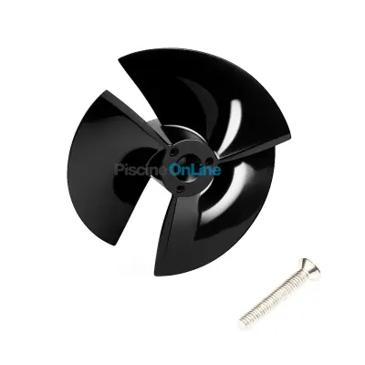 Helice noire + vis pour Dolphin SWASH TC (Maytronics) (9995266)