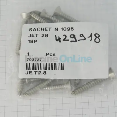 Kit vis pièce à sceller pour NCC (JET28)
