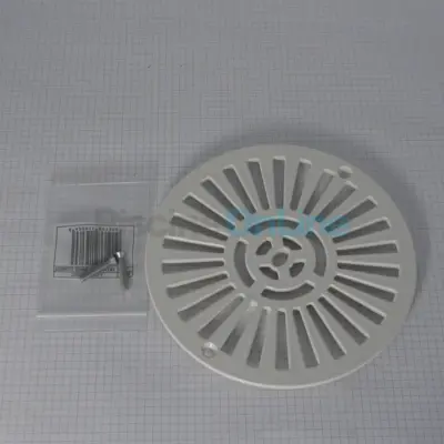 Grille bonde de fond 2'' Liner/Piscine Préfabriqué AM + vis métriques 25 mm - BLANC (ASTRAL) (4402021102)