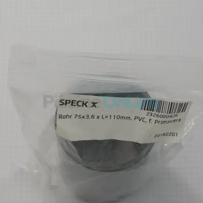 Embout PVC diamètre 75 mm L=110mm NCC BADUJET Primavera (5862.707.501)