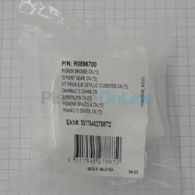 Pignons de brosse CN (x2) RE4400IQ (Zodiac) (R0896700)