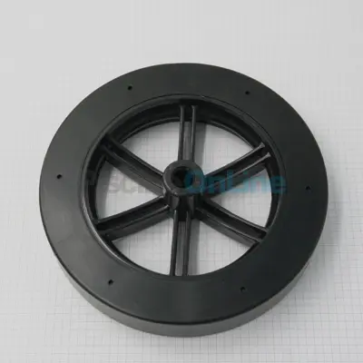 Roue pour enrouleur AS4/AS5, ECO4/ECO5 avec bords EPAIS 30 mm - diamètre 182 mm (AS-ROUE45/EPAIS)