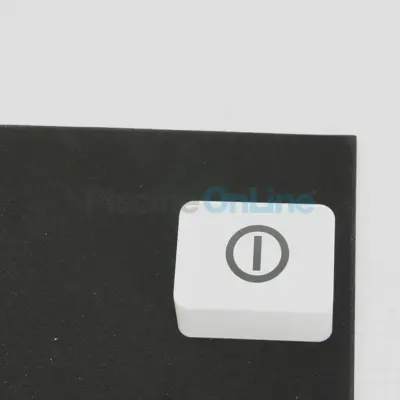 Enjoliveur pour commande pneumatique. coloris blanc - Remplace 2302.001.155 (2302.001.154)