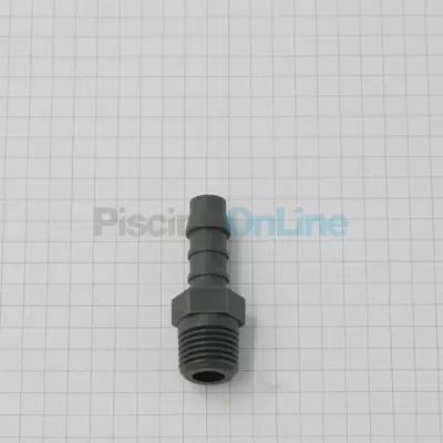 RACCORD DROIT POUR TUBE D'AIR 8 R ¼ “ de nage contre courant (42226)