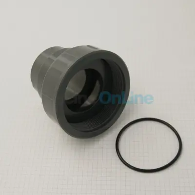 Raccord diamètre 63mm + réduction diamètre 50mm pour réchauffeur ou échangeur zodiac RE/DE (x2) (W40RDU)