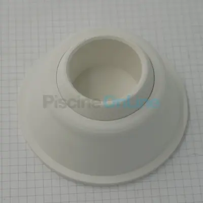 Tampon Articulé pour échelle inclinée Diamètre 43 (ou droite Diamètre  60 sans rotule) blanc - par 2 (4401010501)