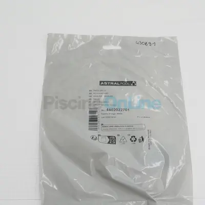Grille (+ vis) bonde de fond Easyline BLANCHE - remplace 34410R0001 (ASTRAL) (4402022701)