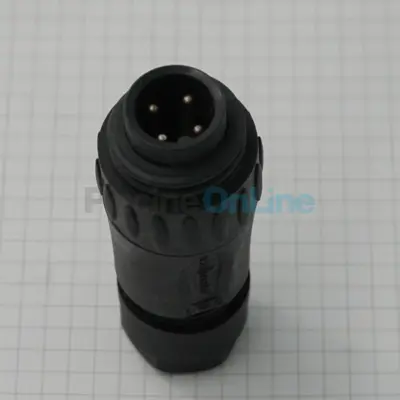 Connecteur Cylindrique Male 4 broches pour robots (R0565600)