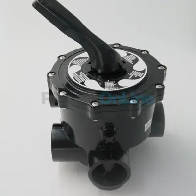 Vanne Side multivoies 2'' avec coude et raccords - entraxe 230 mm (14904)