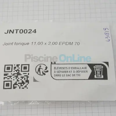 Joint torique 11 x 2 EPDM 70 (Syclope) (JNT0024)