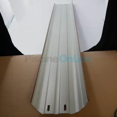 Margelle Métallique (150X 1095 Mm) imitation Bois pour piscine GRE (PLYW15101095P)