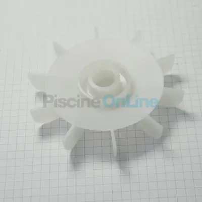 Hélice ventilateur pour pompe Wiper/Niper/Basic/Iris/Multipool/Tiper/Squiper (remplace ref 1098) (ESPA) (125402)
