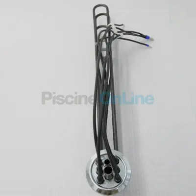 Résistance coudée 9kW titane + joint de corps (Zodiac) (WKITRES9C)