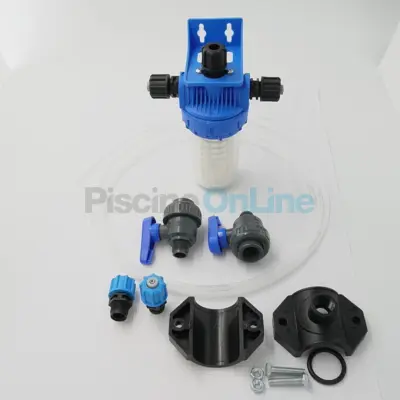 Porte-sonde 1 position + 2 colliers prise en charge (50x1/2" PN 12.5) + tuyau 4m + clapets + vannes (11.100.365)