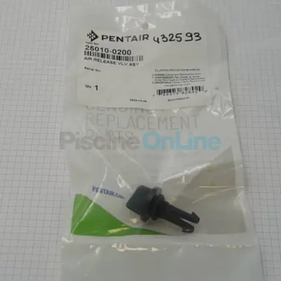 Purge d'air avec joint pour FILTRE KT PTM50/70/100/135. PLS50. PLM100 /150/ 175/200 - (STA-RITE) (25010-0200)
