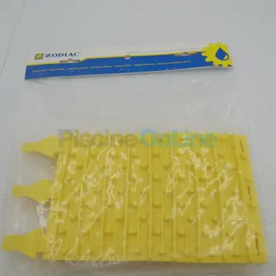 Brosses PVC courte jaune pour robot OV (x2) (R0635902)
