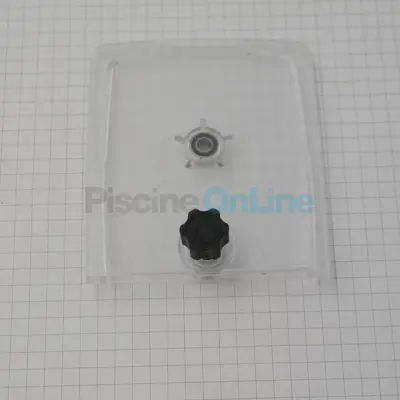 Couvercle de protection transparent + vis pour pompe doseuse (avant 2021) (B-150015)