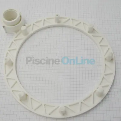 Bride de platine de fixation Projecteur extra plat (Piscine panneaux préfabriqué) - Diam. 188/145 (Astral) (24765R0100)