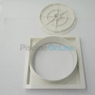 Couvercle (rond) + cadre (carré) pour Skimmer Standard (4402010106)