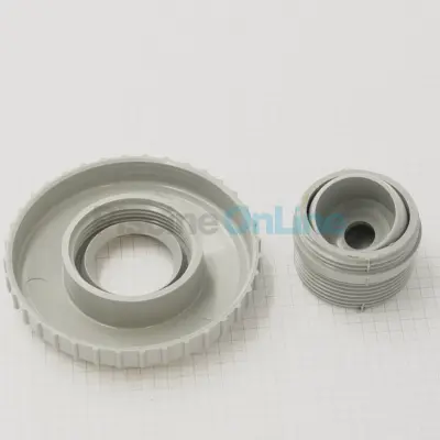 Jet orientable complet GRIS 12 mm pour refoulement Aquareva, Ady, Série France (42225804)