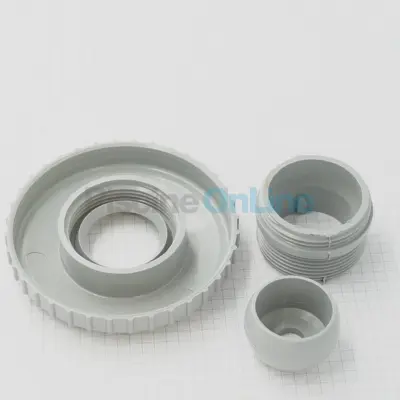 Jet orientable complet GRIS 12 mm pour refoulement Aquareva, Ady, Série France (42225804)