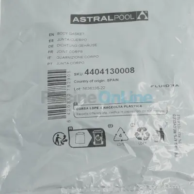 Joint de Corps pour filtre à cartouche NANOFIBER (4404130008)
