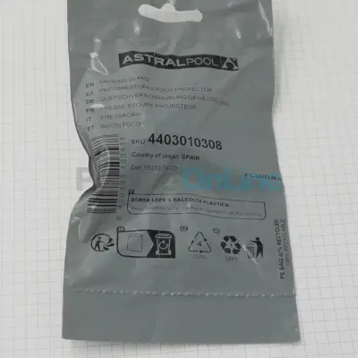 Presse Etoupe (Corps de Niche) pour projecteur standard/Leds - piscines Liner/Béton - l'unité (4403010308)